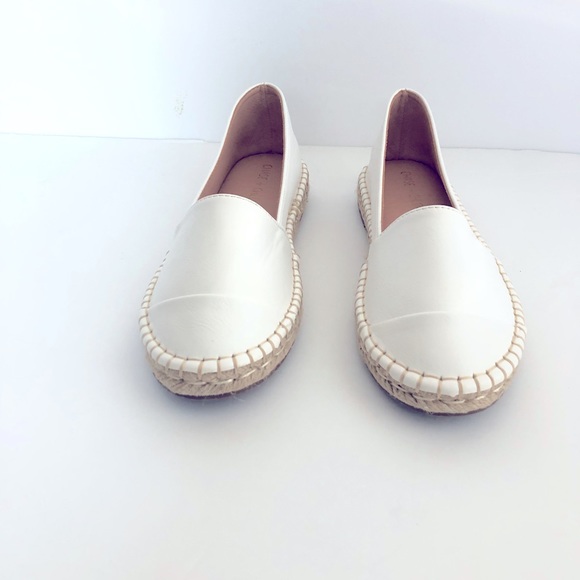 CHASE + CHLOE White Espadrilles New